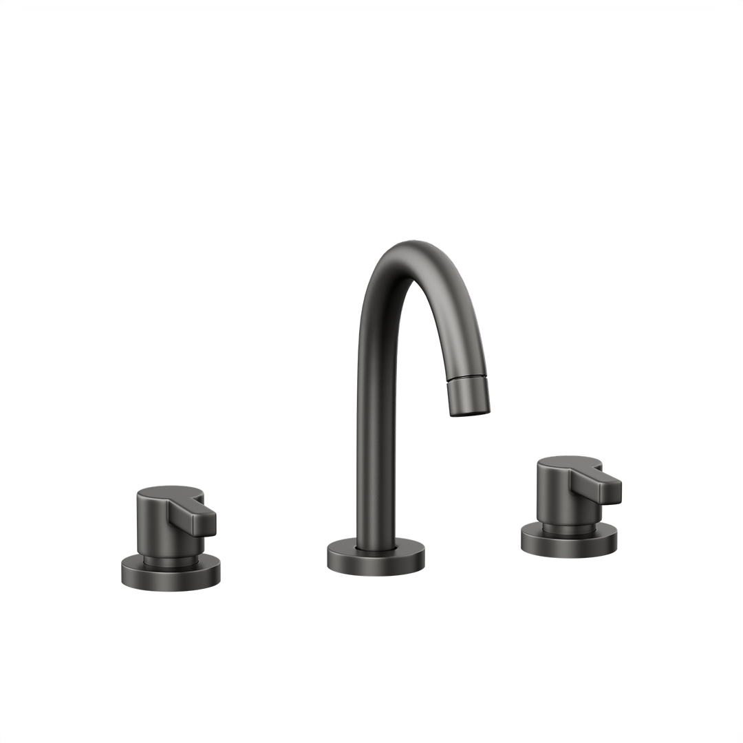 3902 Single Hole Lavatory faucet in Matte Black finish, 3D product render
