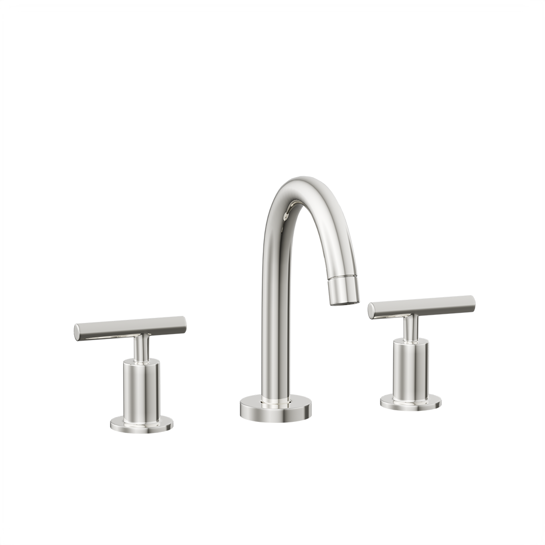 3902 Wall Mount Lavatory faucet in Polished Chrome finish, 3D product render