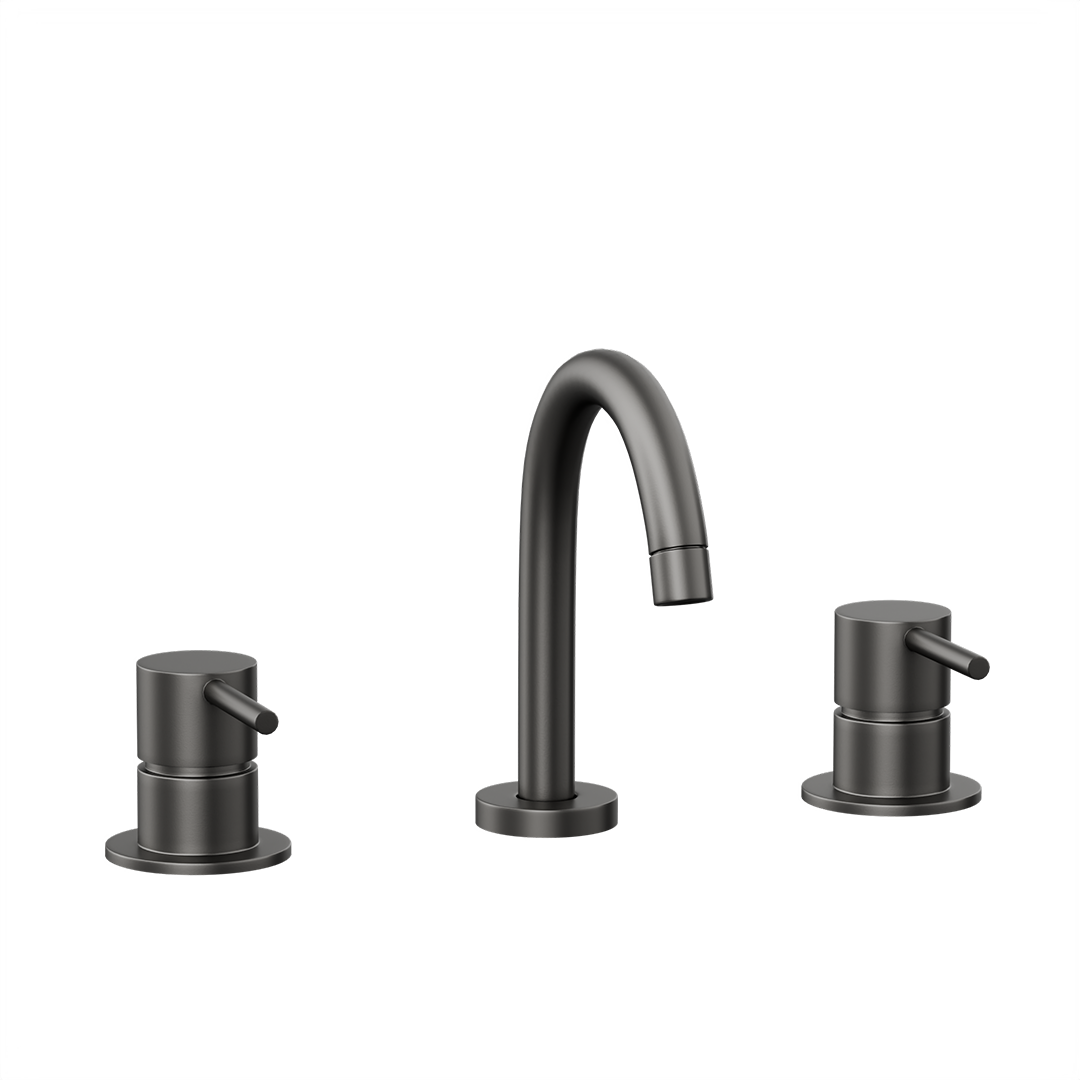 3902 Vessel Filler faucet in Matte Black finish, 3D product render