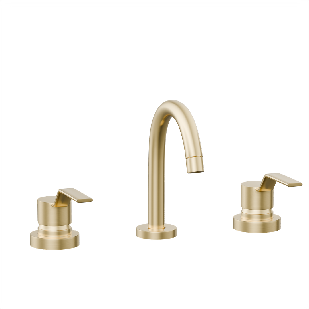 3902 Bar & Prep faucet in Satin Brass finish, 3D product render