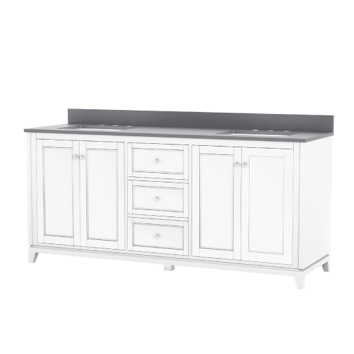 White 72 black granite